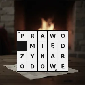 Hasło krzyżówkowe stosunki międzynarodowe - prawo międzynarodowe – rozwiązanie, synonimy, podpowiedzi i definicje krzyżówkowe